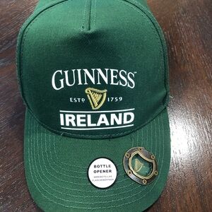 Guinness ball cap with bottle opener